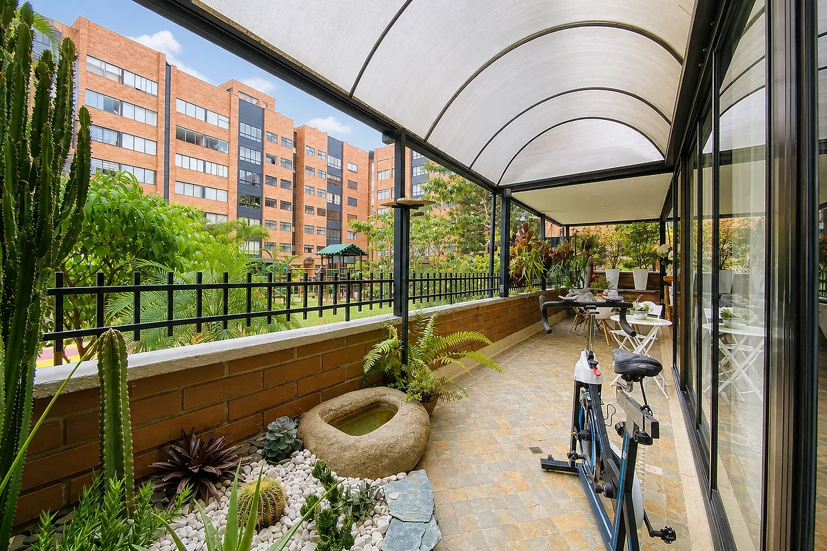 Apartamento en El Poblado, Medellín: la vista principal de la propiedad