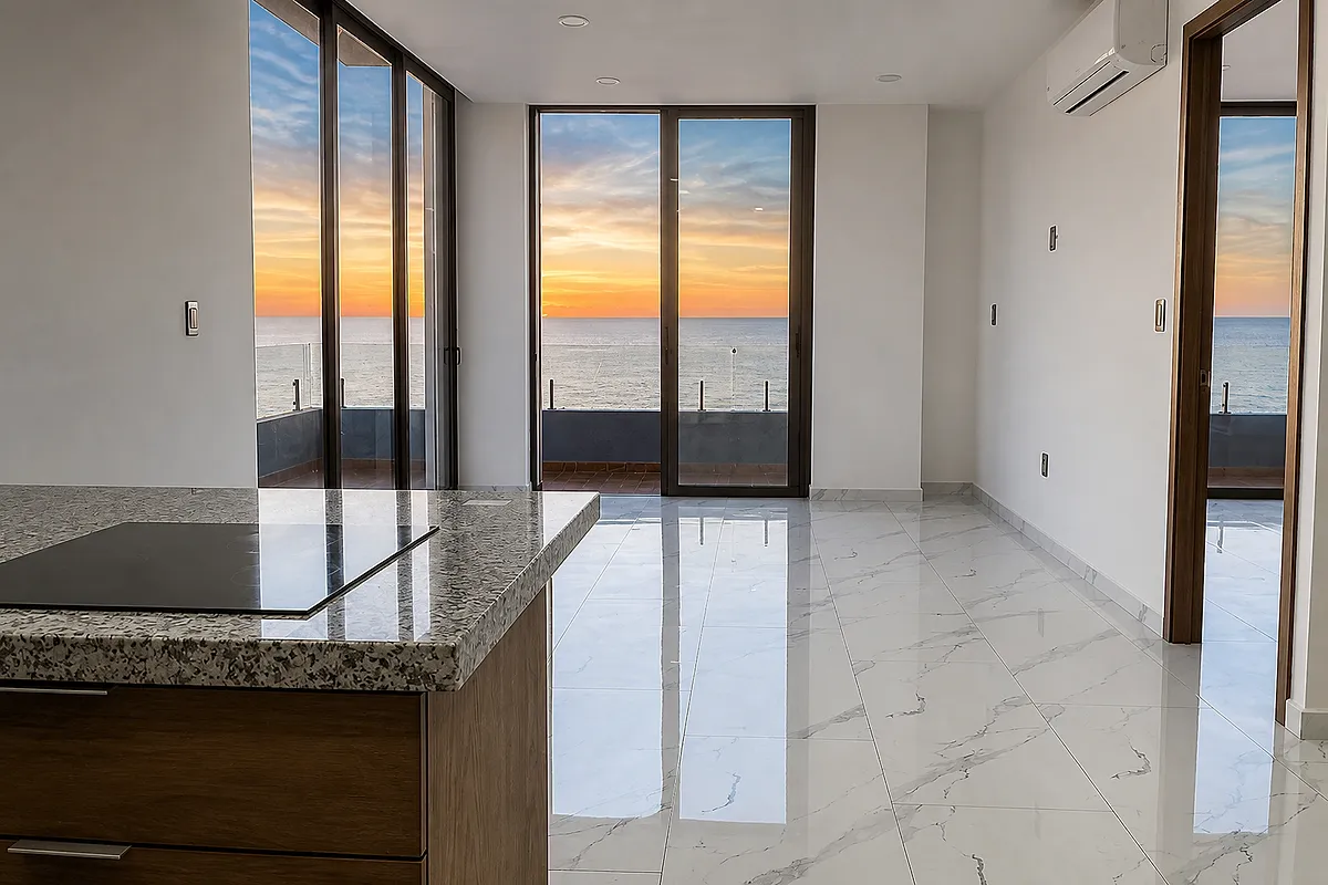 Departamento en Los Pinos, Mazatlán: formato y distribución